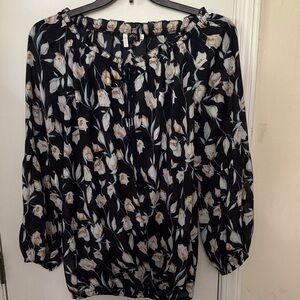 Floral Print Women's Blouse